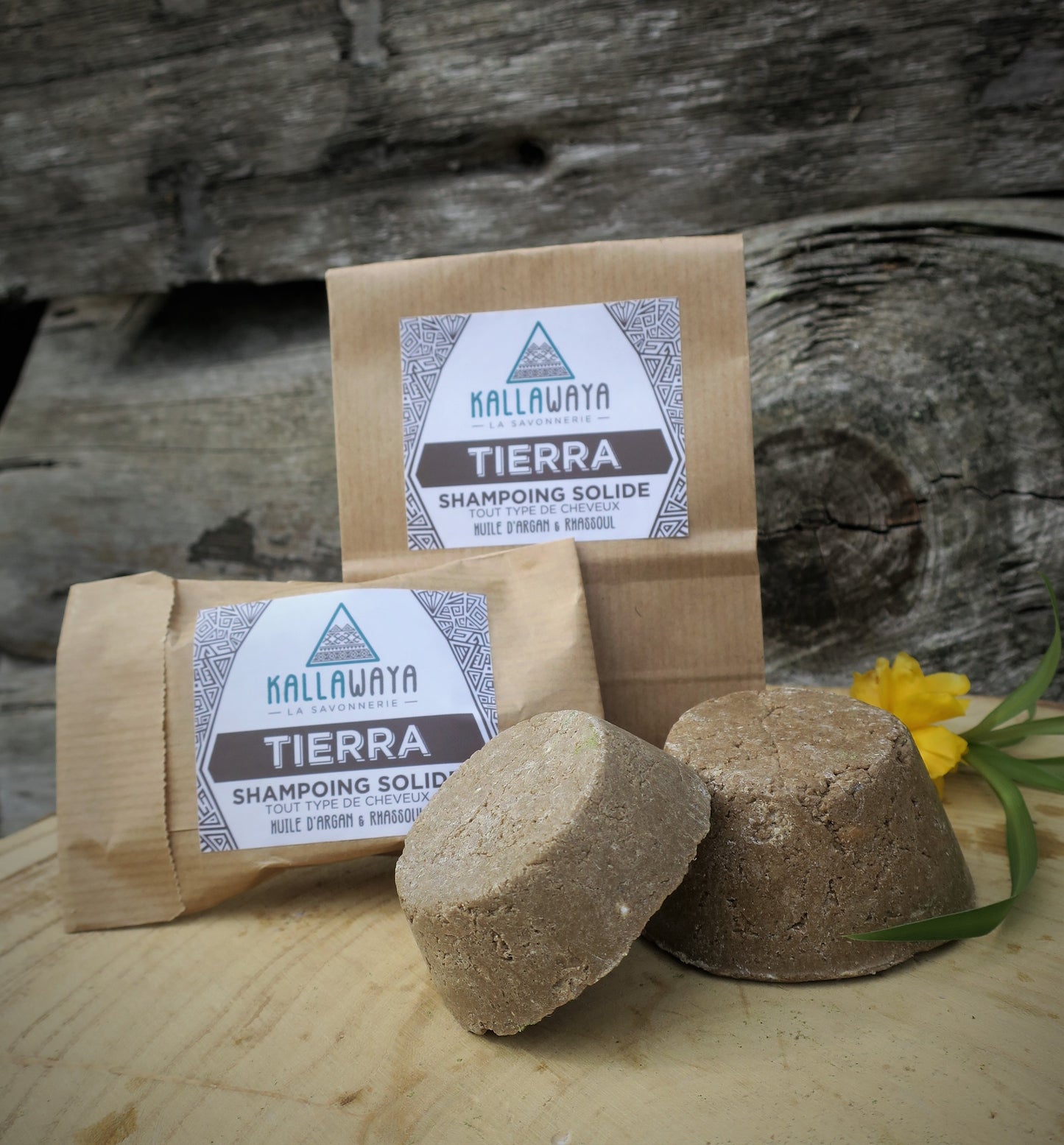 8 - Shampoing solide TIERRA , à l'huile d'Argan bio