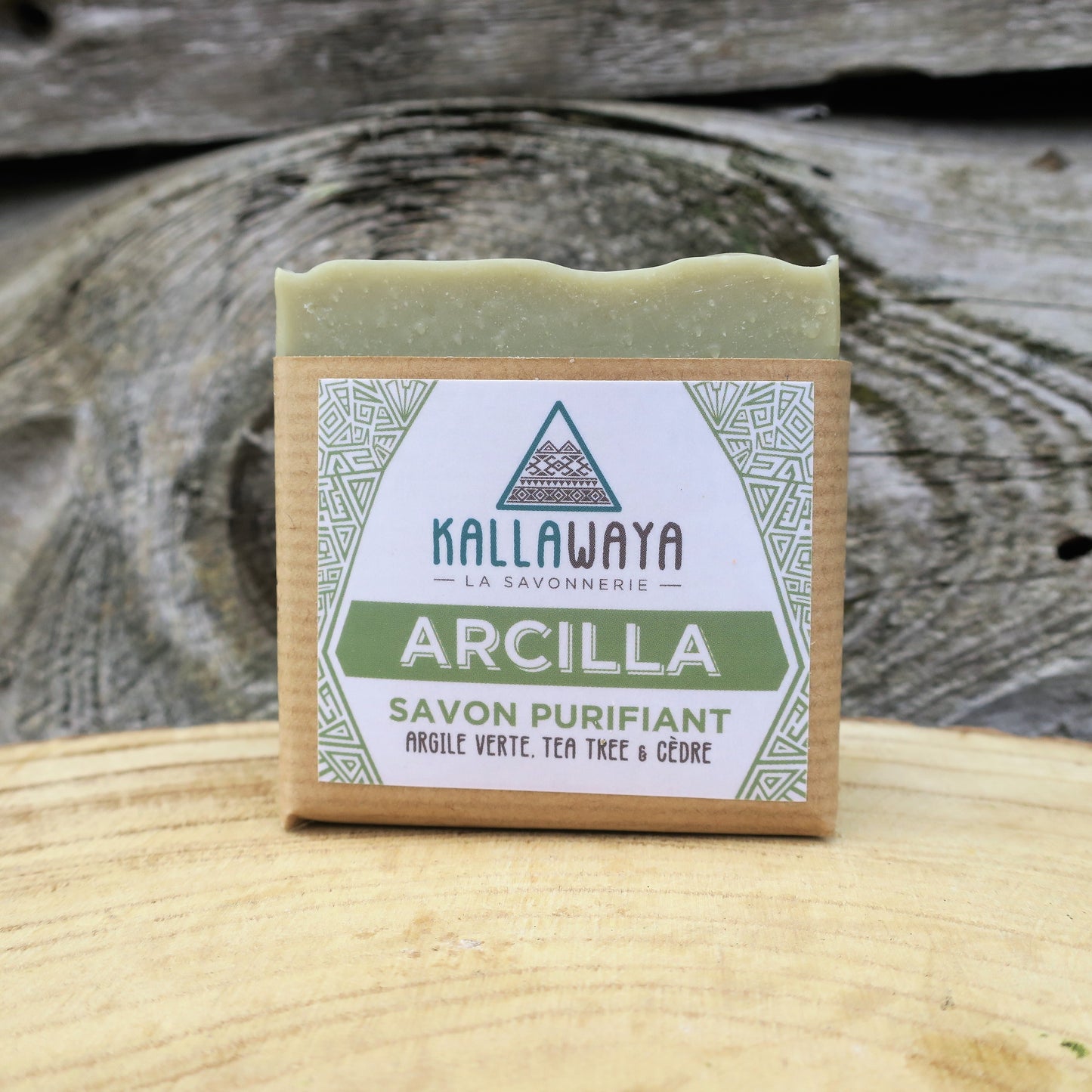 2 - Savon ARCILLA ~ Argile verte, Tea Tree et Cèdre